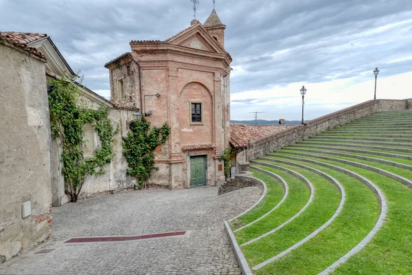 Musical Auditorium Monforte Alba Langhe Piedmont Northern Italy Natural Amphitheater — Stock Photo, Image