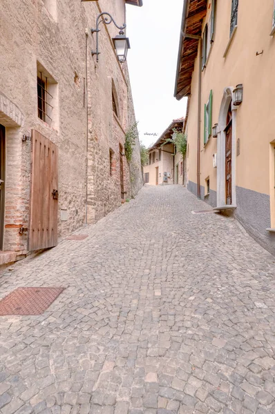 Vecchia Monforte Alba Tipico Borgo Medievale Delle Langhe Sito Unesco — Foto Stock