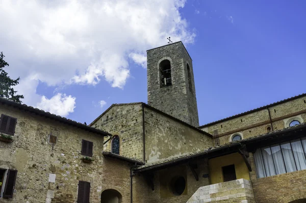 Ancient buildings in Volterra — Stock Photo, Image