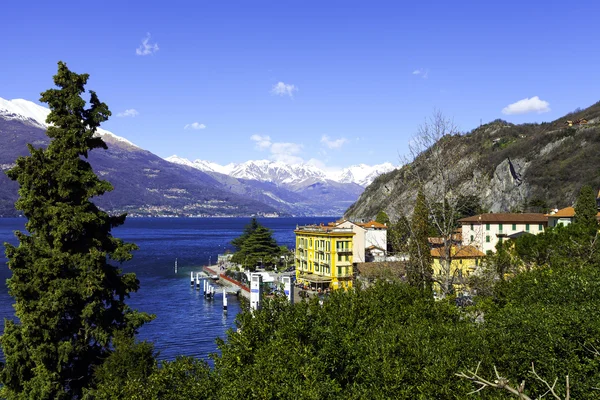 Lecco Gölü Panoraması — Stok fotoğraf