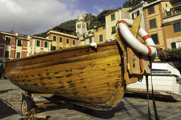 Barco de pesca Portofino. Imagen en color — Foto de Stock