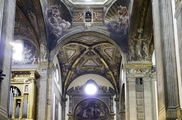 Parma, the Cathedral, internal view. Color image — Stock Photo, Image