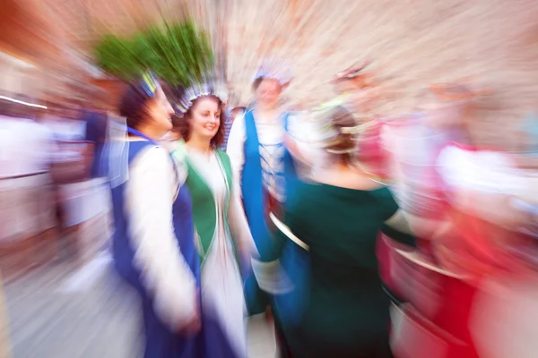 Danseuse médiévale. Image couleur Photos De Stock Libres De Droits