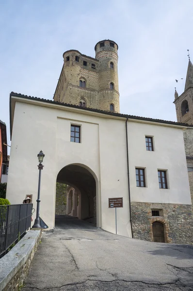 Serralunga castle entrance. Color image — Stock Photo, Image