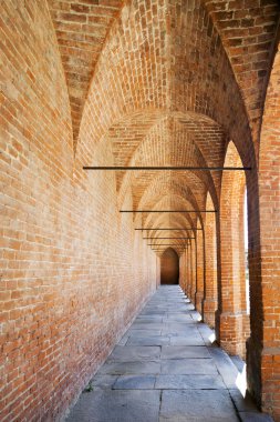Pollenzo-Bra (Cuneo): the old city. Color image