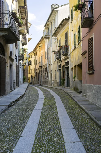 Vogogna (Ossola údolí, Piemont): staré uličky. Barevný obrázek — Stock fotografie