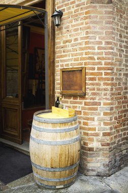 Restaurant outdoor. Color image