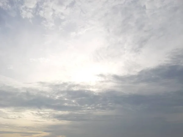 Nuvem Bonita Céu Azul — Fotografia de Stock