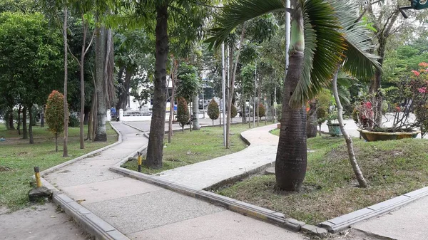 Vista Del Pomeriggio Sulla Piazza Merdeka Della Città Medan — Foto Stock