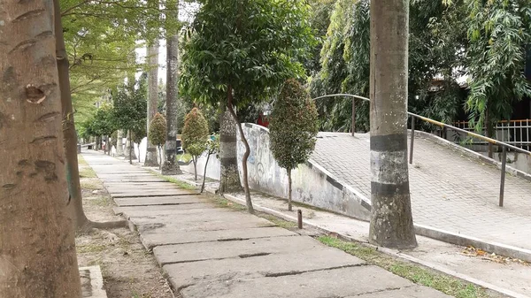 Vista Tarde Praça Merdeka Cidade Medan — Fotografia de Stock