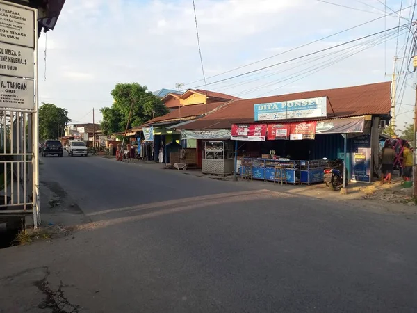 Pemandangan Jalanan Kota Barcelona — Stok Foto