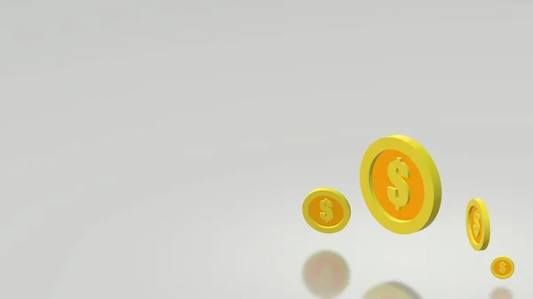 Banner Monedas Para Uso Comercial —  Fotos de Stock