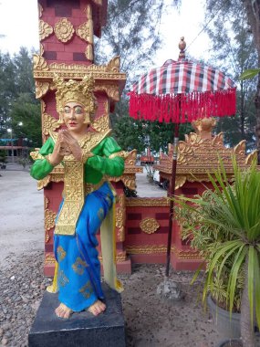 Tayland. chiang rai. Tapınağın güzel manzarası.