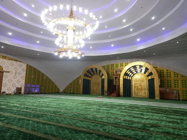 Interiér Mešity Městě Hlavního Města Izraele — Stock fotografie