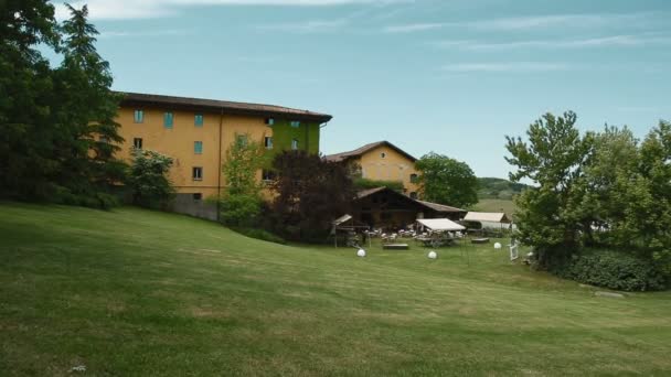 Summer in Villa Sparina, Gavi, Italy. Time-lapse — Stock Video