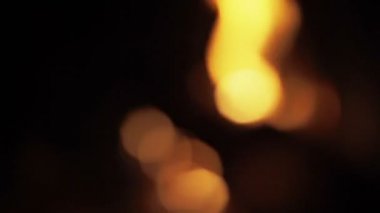 Bulanık ışık efekti bokeh yangın yeri