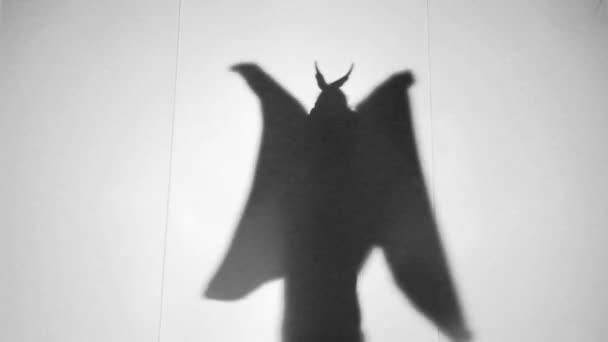 Группа Shadow Theatre выступает на сцене — стоковое видео