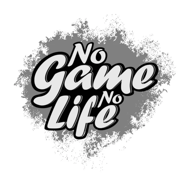 Game Life Gamer Juego Camiseta Diseño Ilustración — Vector de stock