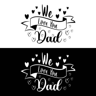 Download We Love You Daddy Free Vector Eps Cdr Ai Svg Vector Illustration Graphic Art