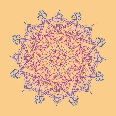 bej mandala dekoratif süs, çiçek arkaplanı