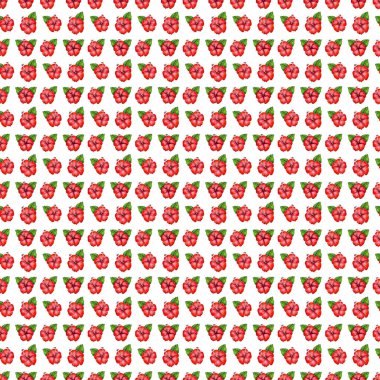 Kırmızı ve beyaz çilekli pürüzsüz desen