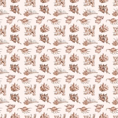 Elle çizilmiş elementlerle kusursuz desen. vektör illüstrasyonu