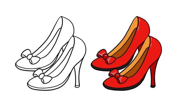 Illustration Vectorielle Chaussures Pour Femmes — Photo