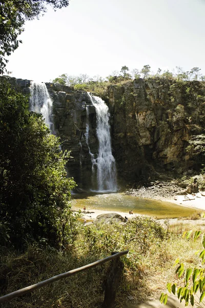 Waterfall Pirenopolis - Goias - Brazil — Stock Photo, Image