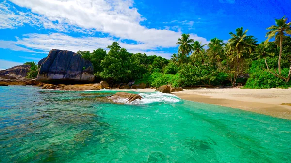 Felicyte Island Seychellen Nordküste — Stockfoto