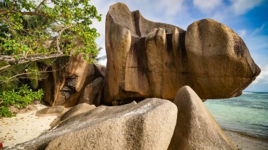 Anse Source d 'Argent, La Digue Adası, Seyşeller 