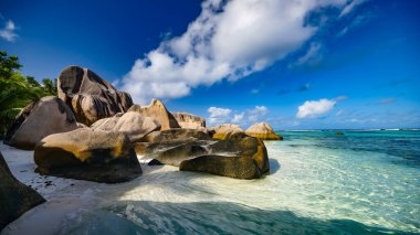 Anse Source d 'Argent, La Digue Adası, Seyşeller 