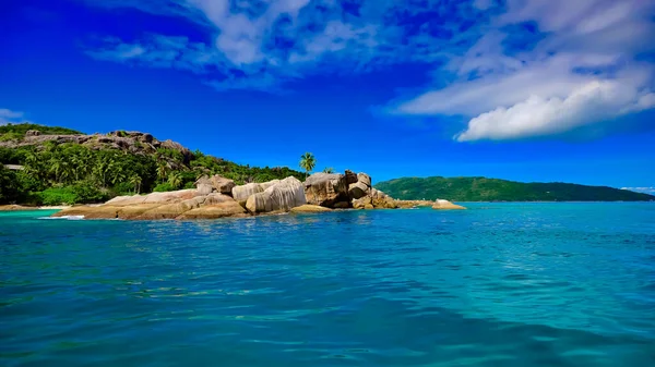 Spiaggia Sull Isola Felicite Seychelles — Foto Stock