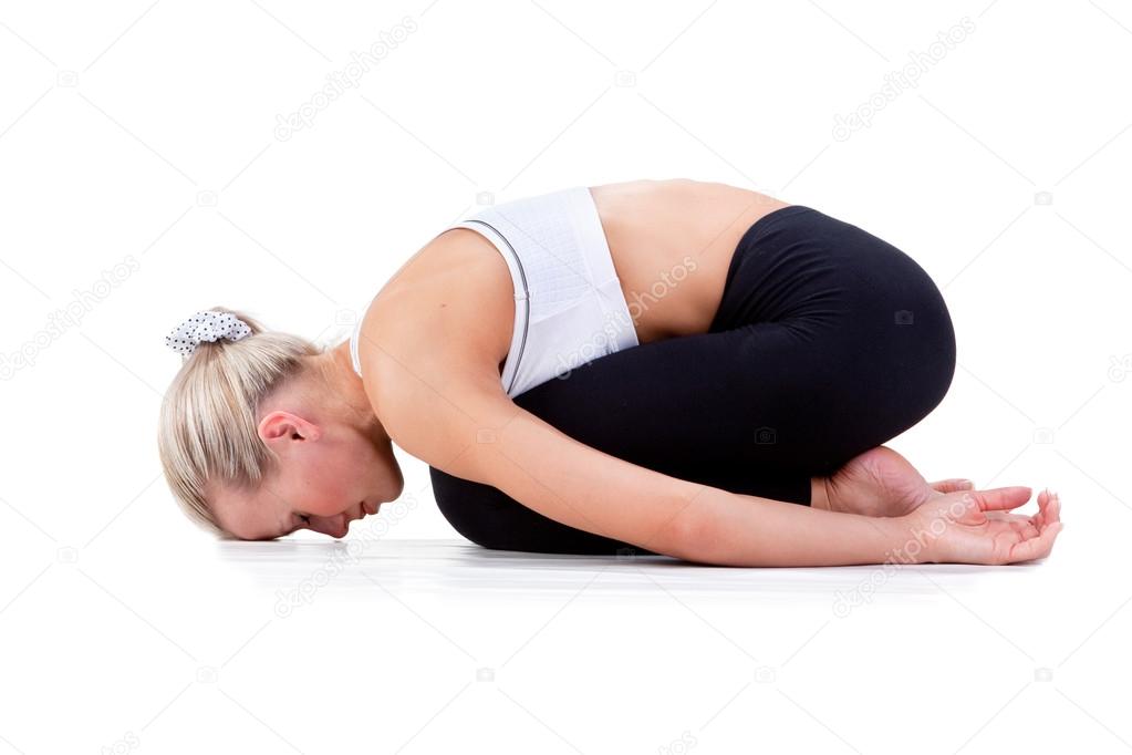Sport Series: yoga . Childs Pose