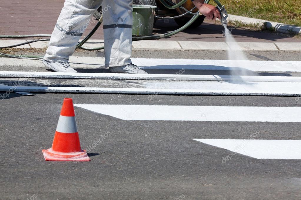 Traffic Series: Renew the Road Marking on the Street