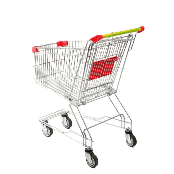 Empty Shopping Cart on the White Background — Stock Photo, Image