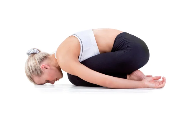 Série Sport : yoga. Pose des enfants — Photo