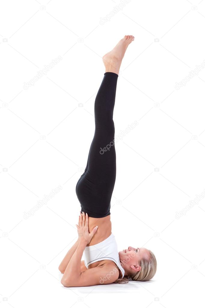 Sport Series: yoga. Shoulder Stand
