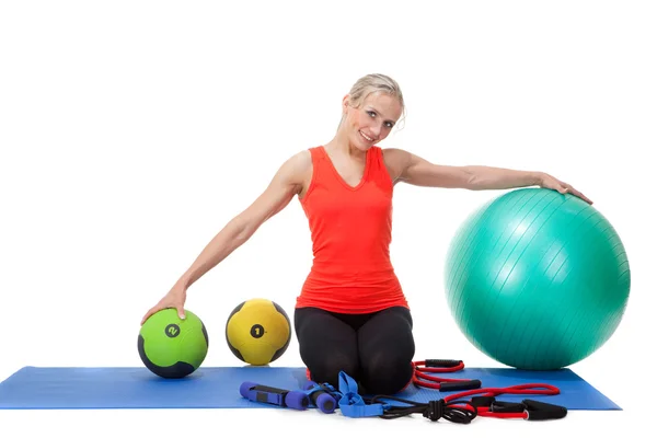 Fitness series: sport equipment — Stock Photo, Image