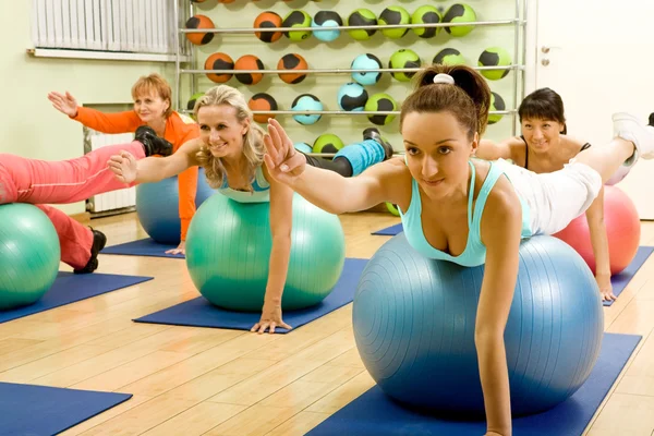 Fitness con Bolas — Foto de Stock