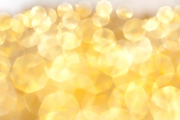 Defocused Christmas Gold Lights