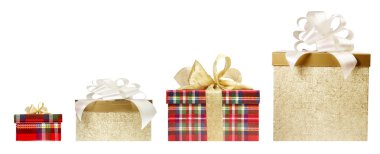 Gift Increase from Small to Big. clipart