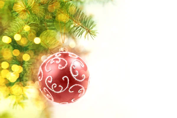 Christmas Balls on the Christmas Tree — Stock Photo, Image