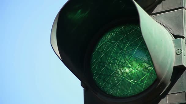 Secuencia semáforo — Vídeo de stock