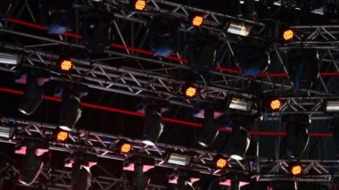 Lighting system on stage