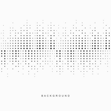 Soyut vektör yarım ton noktaları. Yarı ton, yaratıcı arkaplanı belirler.
