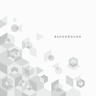 Soyut geometrik teknolojik arka plan. Vektör yaratıcı tasarımı.