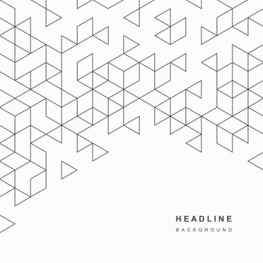 Soyut geometrik teknolojik arka plan. Vektör yaratıcı tasarımı.