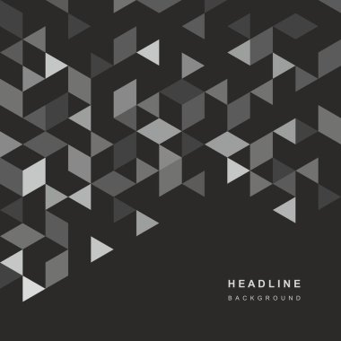 Soyut geometrik teknolojik arka plan. Vektör yaratıcı tasarımı.