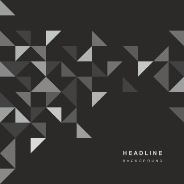 Soyut geometrik teknolojik arka plan. Vektör yaratıcı tasarımı.