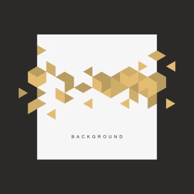 Soyut geometrik teknolojik arka plan. Vektör yaratıcı tasarımı.